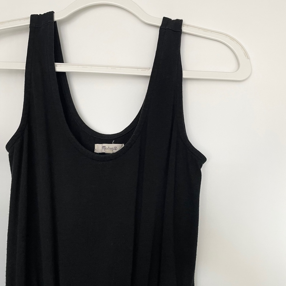 MADEWELL Cotton Jumpsuit Black
